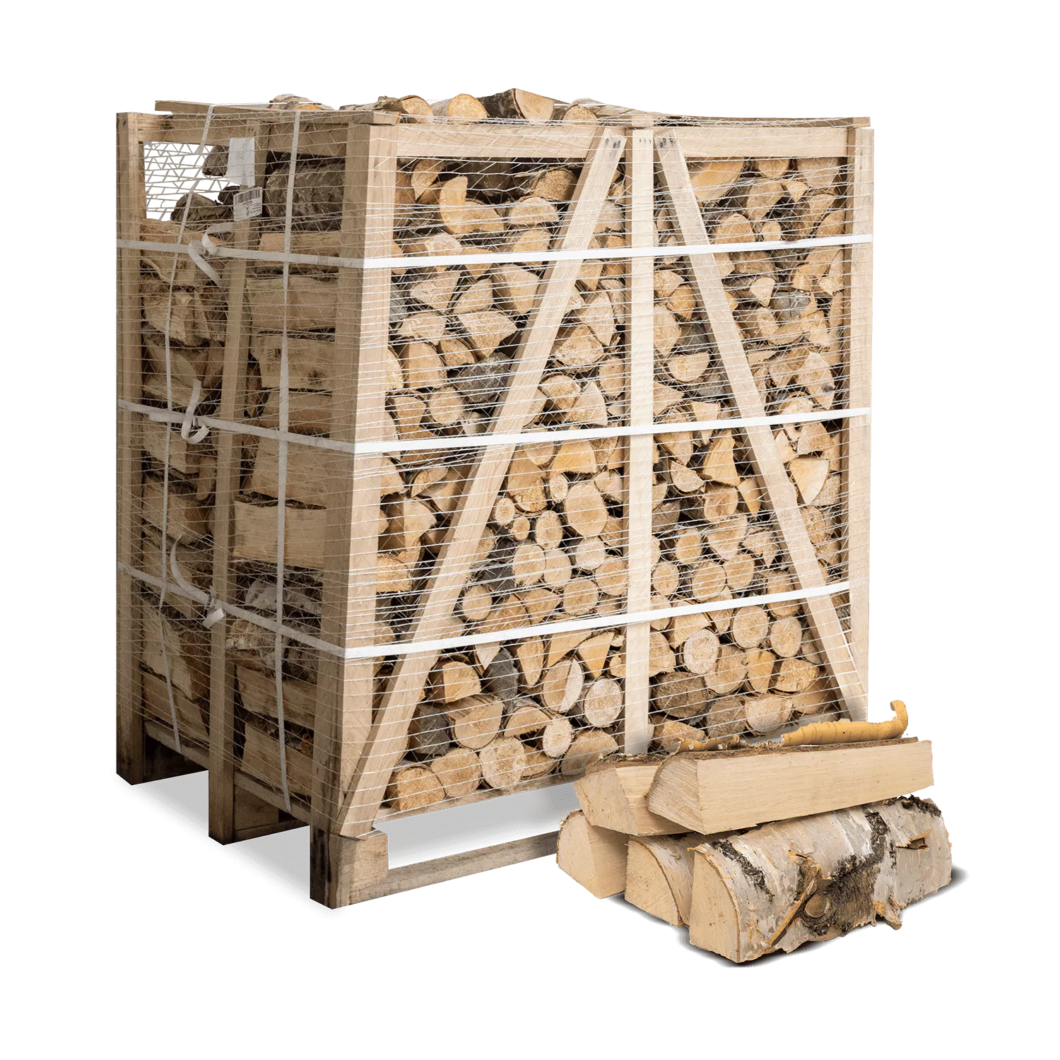 Brennholz Brennholz Birke 1 RM 500 kg ( Scheitlänge 33 cm )