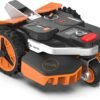 WORX Landroid Vision M550 Mähroboter WR205E für Gärten bis 550m², AI Rasenmäher Roboter ohne Begrenzungskabel (WLAN & Bluetooth, aktive Hindernisvermeidung mit KI-Technologie, Igelschutz)